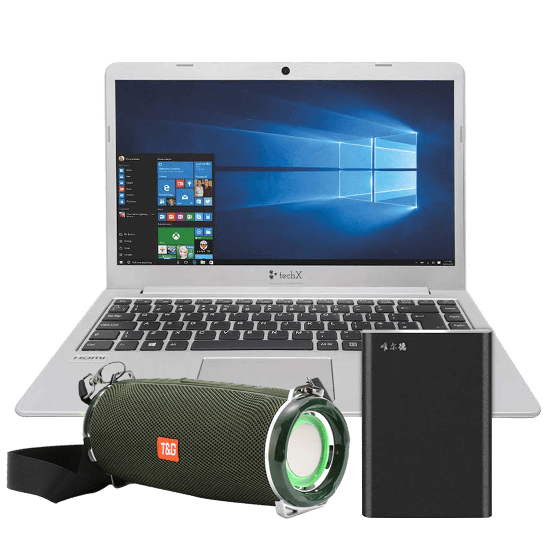 TechX Laptop (128GB)+80GB Hard Drive+BTH Speaker